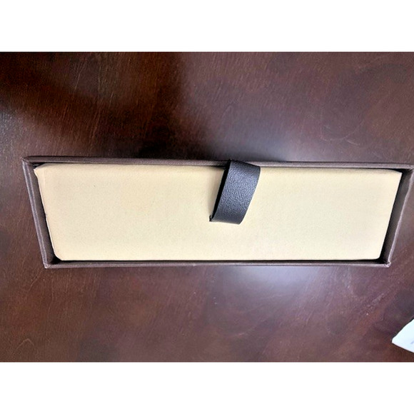 Louis Vuitton Key Cles Damier Ebene Key Chain Brown Pouch w/Zipper BOX & DUSTBAG - Picture 13 of 13